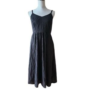 Old Navy Black Spaghetti-Strap Midi Dress